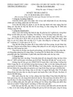 SO KET THI DUA DOT 2-DONG HA I