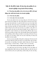 Một số vấn đề lý luận về tiêu thụ sản phẩm ở các doanh nghiệp trong kinh tế thị trường