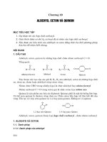 ALDEHYD, CETON VÀ QUINON