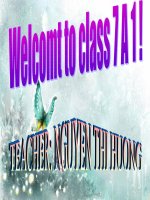 Anh 7- unit 9- Tiet 58