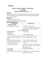 Giáo án 5- Tuần 11( CKTKN, BVMT)