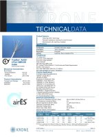 KRONE - Datasheet - Cat 6 - Cable - TN6SR(M)