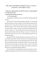 THỰC TRẠNG THẨM ĐỊNH TÀI CHÍNH DỰ ÁN ĐẦU TƯ TẠI NGÂN HÀNG ĐẦU TƯ  PHÁT TRIỂN CẦU GIẤY