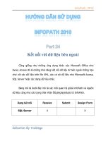 Hướng dẫn sử dụng InfoPath 2010 part 24