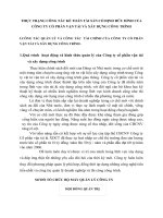 THỰC TRẠNG CÔNG TÁC KẾ TOÁN TÀI SẢN CỐ ĐỊNH HỮU HÌNH CỦA CÔNG TY CỔ PHẦN VẬN TẢI VÀ XÂY DỰNG CÔNG TRÌNH