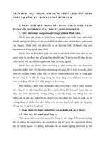 PHÂN TÍCH THỰC TRẠNG XÂY DỰNG CHIẾN LƯỢC SẢN PHẨM KHOÁ TẠI CÔNG TY CỔ PHẦN KHOÁ MINH KHAI