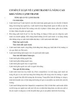 CƠ SỞ LÝ LUẬN VỀ CẠNH TRANH VÀ NÂNG CAO KHẢ NĂNG CẠNH TRANH