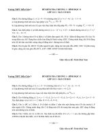 ĐỀ THI 1 TIẾT CHƯƠNG 1 HÌNH HỌC_11C1