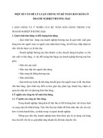 MỘT SỐ VẤN ĐỀ LÝ LUẬN CHUNG VỀ KẾ TOÁN BÁN HÀNG Ở DOANH NGHIỆP THƯƠNG MẠI