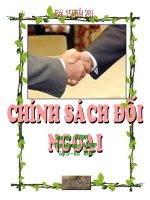 Chính sách Đối ngoại