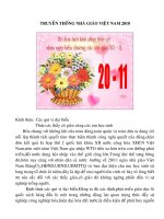 DIỄN VĂN KỶ NIỆM 20-11 CHI TIẾT