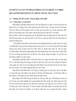 CƠ SỞ LÝ LUẬN VỀ HOẠT ĐỘNG XUẤT KHẨU VÀ HIỆU QUẢ KINH DOANH XUẤT KHẨU HÀNG MAY MẶC