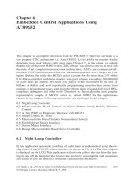 Embedded Control Applications Using AT89S52