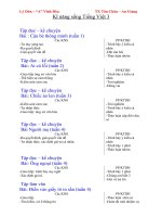 Kĩ năng sống - Tiếng Việt - lớp 3