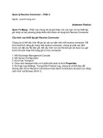 Quản lý Receive Connector – Phần 3