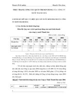 THỰC TRẠNG CÔNG TÁC QUẢN TRỊ BÁN HÀNG CỦA  CÔNG TY MUỐI THANH HOÁ