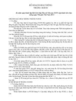 KẾ HOẠCH THANG 10.2010