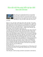 Kéo dài tuổi thọ máy biến áp lực nhờ theo dõi tốt hơn