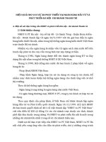 HIỆU QUẢ CHO VAY DỰ ÁN PHÁT TRIỂN TẠI NGÂN HÀNG ĐẦU TƯ VÀ PHÁT TRIỂN HÀ NỘI  CHI NHÁNH THANH TRÌ