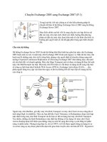 Chuyển Exchange 2003 sang Exchange 2007 (P.1)
