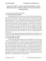 MỘT SỐ GIẢI  PHÁP  VÀ  KIẾN  NGHỊ  NHẰM MỞ RỘNG VÀ PHÁT TRIỂN HOẠT ĐỘNG TTKDTM TẠI NHNo PTNN HUYỆN KIM THÀNH TỈNH HẢI D