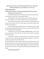 THỰC TRẠNG CÔNG TÁC KẾ TOÁN CHI PHÍ SẢN XUẤT VÀ TÍNH GIÁ THÀNH SẢN PHẨM XÂY LẮP Ở CÔNG TY CP TUẤN LÂM