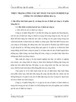 THỰC TRẠNG CÔNG TÁC KẾ TOÁN TÀI SẢN CỐ ĐỊNH TẠI CÔNG TY CỔ PHẦN SÔNG ĐÀ 11