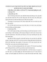 CƠ SỞ LÝ LUẬN VỀ KẾ TOÁN NGUYÊN VẬT LIỆU TRONG SẢN XUẤT KINH DOANH CỦA DOANH NGHIỆP