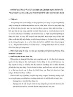 MỘT SỐ GIẢI PHÁP NÂNG CAO HIỆU QUẢ HOẠT ĐỘNG TÍN DỤNG NGẮN HẠN TẠI NGÂN HÀNG PHƯƠNG ĐÔNG CHI NHÁNH GIA ĐỊNH