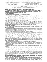 BAO CAO VÌ THUC HIEN CHUAN KTKN VA DOI MOI PPDH O TIEU HOC