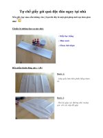 Tự chế giấy gói quà độc đáo ngay tại nhà