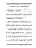 MỘT SỐ KIẾN NGHỊ NHẰM HOÀN THIỆN CÔNG TÁC KẾ TOÁN CỦA CÔNG TY IN HÀNG KHÔNG