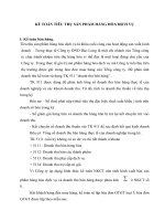 KẾ TOÁN TIÊU THỤ SẢN PHẨM HÀNG HÓA DỊCH VỤ