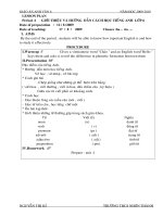 giao an lop 6(hocky I)