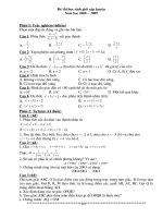 Đề thi học sinh giỏi 2009