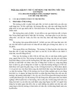 Phần thứ nhất DUY TRÌ VÀ MỞ RỘNG THỊ TRƯỜNG TIÊU THỤ SẢN PHẨM