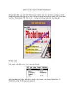 Thiết kế bìa sách với PHOTOIMPACT 5 phần 1