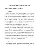 TÌNH HÌNH CHUNG CỦA CƠ SỞ THỰC TẬP