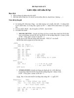 Bài thực hành số 5: Làm việc với xâu kí tự