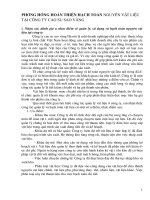 PHƯƠNG HƯỚNG HOÀN THIỆN HẠCH TOÁN NGUYÊN VẬT LIỆU TẠI CÔNG TY CAO SU SAO VÀNG