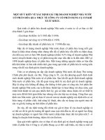 MỘT SỐ Ý KIẾN VỀ XÁC ĐỊNH GIÁ TRỊ DOANH NGHIỆP NHÀ NƯỚC CỔ PHẦN HÓA QUA THỰC TẾ CÔNG TY CỔ PHẦN DỤNG CỤ CƠ KHÍ XUẤT KHẨU