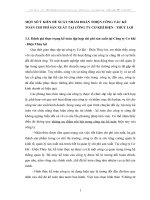 MỘT SỐ Ý KIẾN ĐỀ XUẤT NHẰM HOÀN THIỆN CÔNG TÁC KẾ TOÁN CHI PHÍ SẢN XUẤT TẠI CÔNG TY CƠ KHÍ ĐIỆN - THỦY LỢI