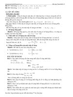 Bài tập hình học giải tích hình học 11 P2