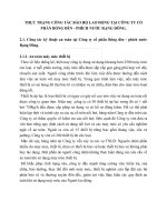 THỰC TRẠNG CÔNG TÁC BẢO HỘ LAO ĐỘNG TẠI CÔNG TY CỔ PHẦN BÓNG ĐÈN