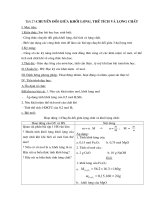 giao an hoa hoc 8 tiet 27 theo chuan