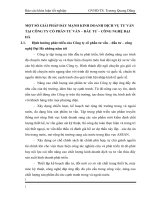 MỘT SỐ GIẢI PHÁP ĐẨY MẠNH KINH DOANH DỊCH VỤ TƯ VẤN TẠI CÔNG TY CỔ PHẦN TƯ VẤN