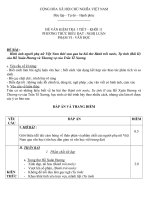 THANG ĐIỂM KIỂM TRA TLV MỚI