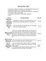 TÍCH HỢP BVMT ĐẠO ĐỨC LỚP 5