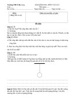 Kiểm tra 1 tiết vật lí 8