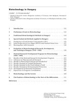 Biotechnology in Hungary